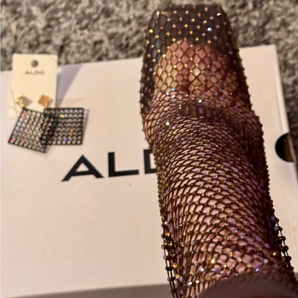 Aldo Women's Gold Mesh shoes/booties.